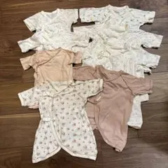 【肌着まとめ売り】新生児　長肌着　短肌着　綿素材　50〜60cm