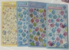 未開封】３Dステッカー　シール立体　ぷっくり　ボンボン　しずくちゃん　海外