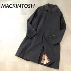 MACKINTOSH LONDON シングル トレンチコート 比翼 ブラックのサムネイル