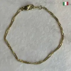 Italy コスチュームジュエリー PLATA ゴールド ブレスレットのサムネイル