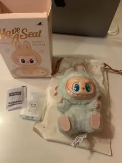POP MART LABUBU Have A Seat 緑 ぬいぐるみ