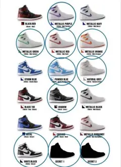 NIKE Air Jordan ガチャ シークレット2つ含む10種