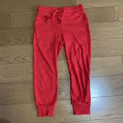 H&M 赤いロングパンツ 110サイズ