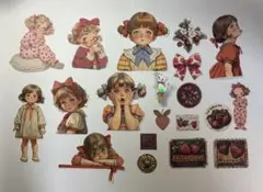 * 338 コラージュシート カット おすそ分け 簡易ケース
