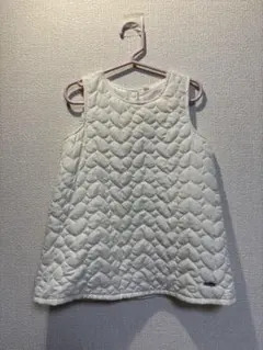 《12/3値下げしました》ホワイト ハート型キルティング ワンピース