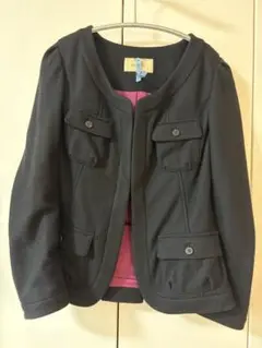 【美品】デプレのウールノーカラージャケット
