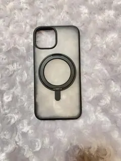 NIMASO iPhone14用 MagSafeマグネットケース 透明/黒