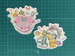 韓国限定　ポケモン　30周年　お祝いシール　おすそわけ ②