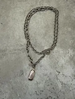 軽くなった♡long mix chain necklace〜silver〜