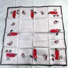 未使用✨BURBERRY バーバリー ハンカチ トレンチコート ノバチェック 赤