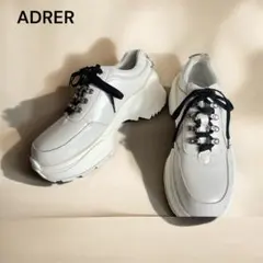 【完売品激レア】ADRER ハイソールリングダッドスニーカー ホワイト 26cmのサムネイル
