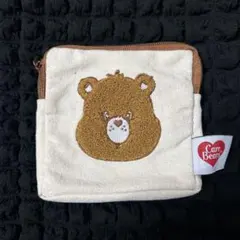 ケアベア もこもこポーチ テンダーハートベア