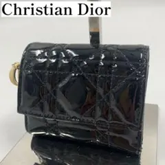 ✨極美品✨】ディオール 三つ折り財布 ロータスウォレット ラムスキン