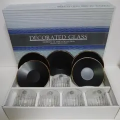 【新品】5客セット/保谷クリスタル/和洋食器/ガラス湯呑み/コップ/グラス