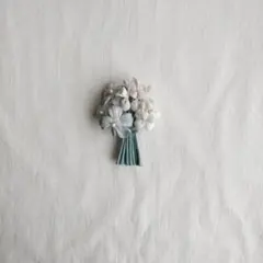54ハンドメイドコサージュ布花ブローチ入学式卒業式結婚式ナチュラルオケージョン