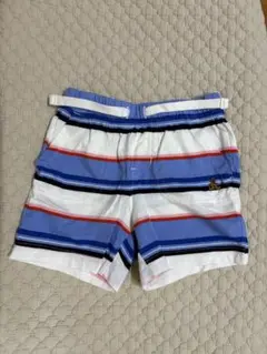 〈GAP〉ボーダーの半ズボン18-24m