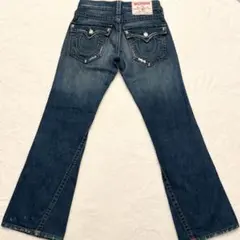 トゥルーレリジョン JOEY フレアデニム 28 USA製 グランジ 00s