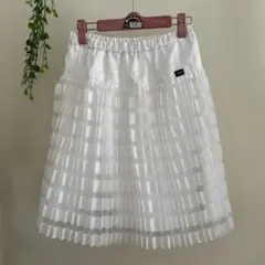 JENNI ホワイト プリーツスカート 100cm~