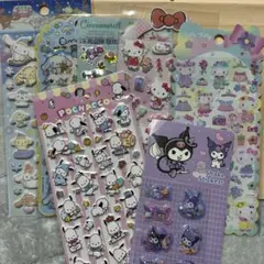 サンリオ　キャラクター　シール　まとめ売り　セット　7枚　新品