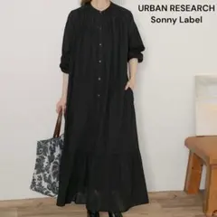 アーバンリサーチサニーレーベル　ティアードギャザーワンピース　ペチコート付き