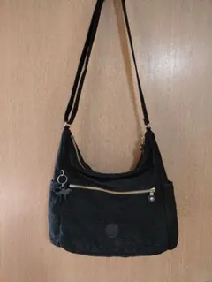 Kipling ショルダーバッグ ブラック ドット柄のサムネイル