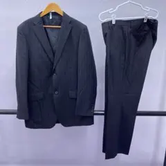 ★4466★ メンズ ビジネススーツ 黒系 ジャケット スラックス
