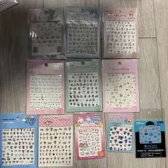 ネイルシール 11種セット サンリオ クロミ マイメロ ハンギョドン ポチャッコ