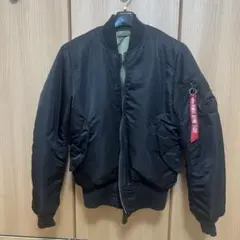 【希少カラー】ALPHA MA-1 フライトジャケット リバーシブル 黒×カーキ