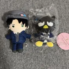 進撃の巨人×サンリオ バッドばつ丸 ぬいぐるみ ラバーチャーム - メルカリ
