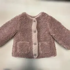 ZARA淡いピンク ボアジャケット 100