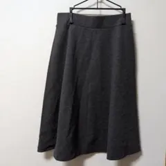 UNIQLO フレアスカート ダークグレー M