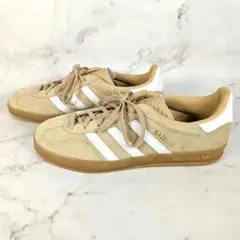 アディダス adidas GAZELLE INDOOR W ベージュ 25cm