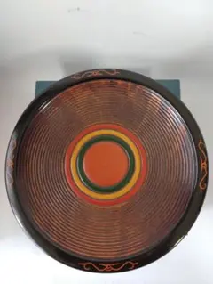 独楽塗 丸盆 直径約39cm - メルカリ