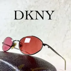 極美品　DKNY　BELVEDELE　サングラス　レッドレンズ　グレイフレームのサムネイル
