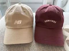 New Balance & Converse キャップ 2点セットのサムネイル