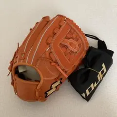 SSK 硬式グローブ　オールラウンド　オレンジ　新品未使用　袋、タグ付きのサムネイル