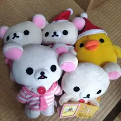 リラックマ ぬいぐるみ 5体セット