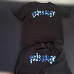 godsavage 半袖 半ズボン ハーフパンツ tシャツ セットアップ S - メルカリ
