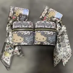ハローキティ　スカーフ付きチャームポーチ　2個セット