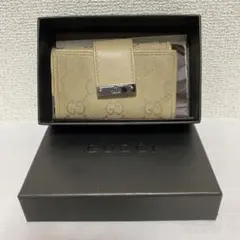 GUCCI グッチ GGキャンバス キーケース ベージュ レディース ブランド
