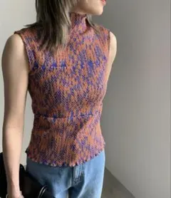 AMERI❤︎GEOMETRIC PATTERN SHIRRING TOPのサムネイル