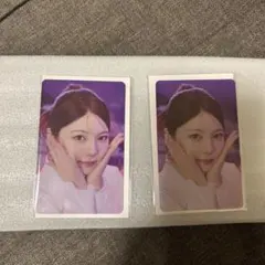 NiziU アヤカ　フォトカードB賞　2枚