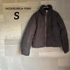 JACQUELINE de YONG 【S】ブラック 中綿コート ジャケット