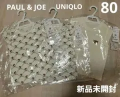 新品未開封　UNIQLO　PAUL & JOE　Tシャツ3枚セット　80 猫
