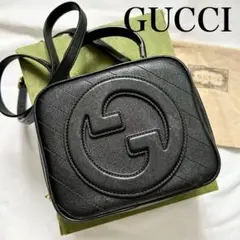 ■極美品■GUCCI ブロンディ　ショルダーバッグ　ハンド　744434 黒