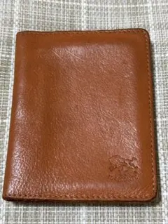 IL BISONTE イルビゾンテ レザー パスケース 定期入れ ブラウン