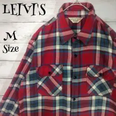 EDWIN RedTab　エドウイン　好配色　格子柄　ネルシャツ　メンズMサイズ