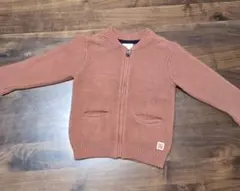 ZARA　ベビー　ジッパー付カーディガン　 9-12ヶ月　80