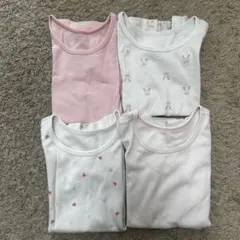 ユニクロ キッズ アンダーシャツ 4枚セット 100cm