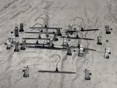 衣類ハンガー ボトムス パンツ ブラック 黒 10本まとめてセット